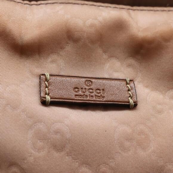 GUCCI GG Canvas Tote Bag Nylon Pink Silver - Picture 14 of 16